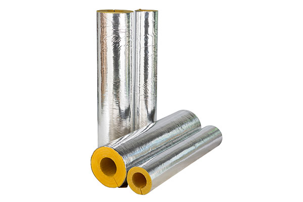 پشم سنگ لوله‌ای با روکش آلومینیوم